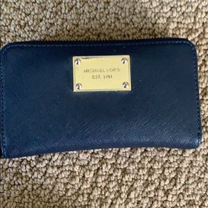 Michael Kors Navy Wallet